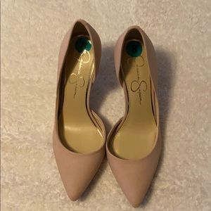 Jessica Simpson Blush Heels NWOT